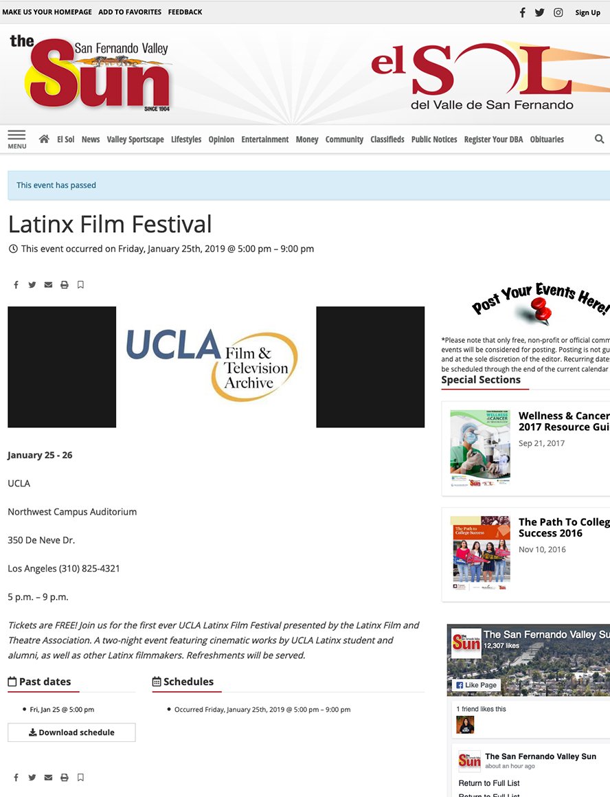 Singer Songwriter Actress A Girl I Know | Carolina Hoyos screens video at Latinx Film Festival at UCLA